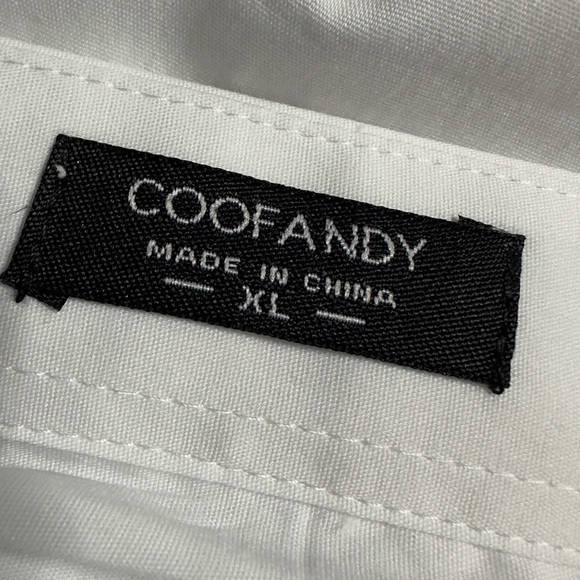 Coofandy Button down casual dress shirt with pearlescent buttons Mens size XL - Picture 4 of 7